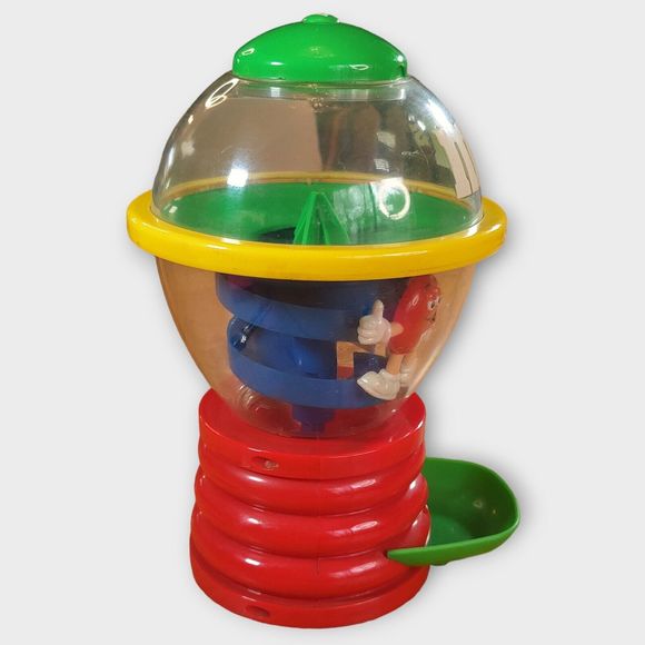 M&M's Collectible Fun Machine Spinning Candy Dispenser Red & Yellow M&Ms - Picture 5 of 8